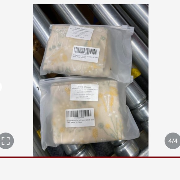 Flower Cosmetic Bags 2 PACK BUNDLE NEW! - Picture 4 of 9